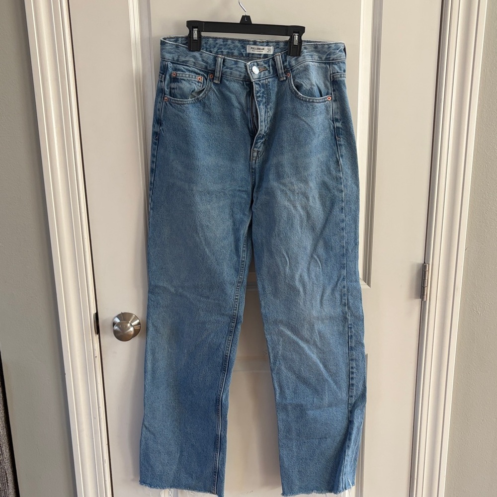 Pull&Bear Light Blue Denim Pants
